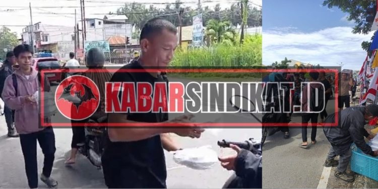 Berkah di Persimpangan: Aksi Kemanusiaan Haji Suci Melalui 100 Paket Makanan Siap Saji