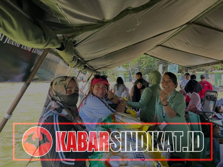 Euforia HUT TNI Ke-80 ;Kodim 1313 Pohuwato adakan kegiatan Bakti Kesehatan dan Bazar Murah