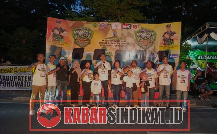 Kabar Multimedia Group Sukses Besar!!! Dandim 1313 Pohuwato cup Road Race Championship tuai pujian.