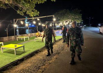 Dalam Rangka Hut TNI ke-80, Kodim 1313/Pohuwato Melaksanakan Patroli Serentak