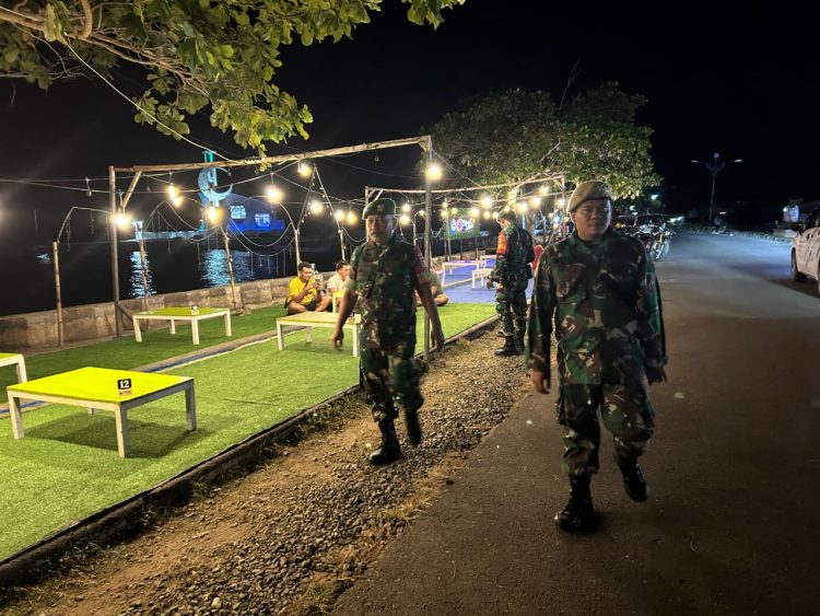 Dalam Rangka Hut TNI ke-80, Kodim 1313/Pohuwato Melaksanakan Patroli Serentak
