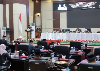 Paripurna DPRD ke-27: Penyampaian Nota Pengantar Ranperda APBD  dan Penetapan Propemperda 2026