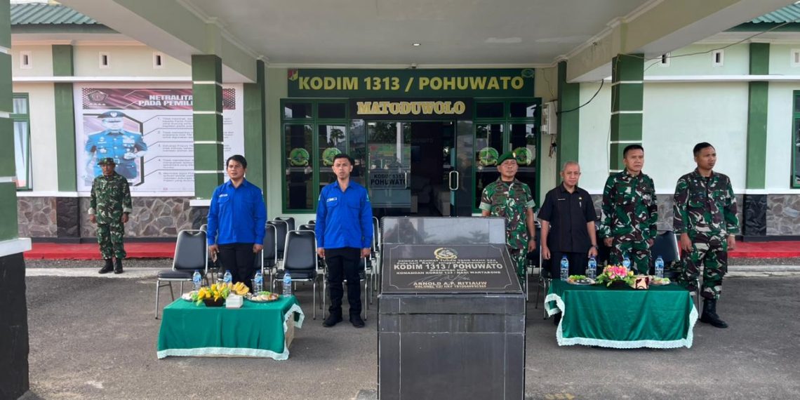 KODIM 1313/POHUWATO  RESMI BUKA PERSEMI KORPS KADET REPUBLIK INDONESIA (KKRI) GELOMBANG III TRIWULAN VI TAHUN 2025 DI KODAM XIII/MDK*