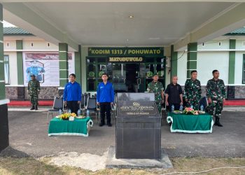 KODIM 1313/POHUWATO  RESMI BUKA PERSEMI KORPS KADET REPUBLIK INDONESIA (KKRI) GELOMBANG III TRIWULAN VI TAHUN 2025 DI KODAM XIII/MDK*
