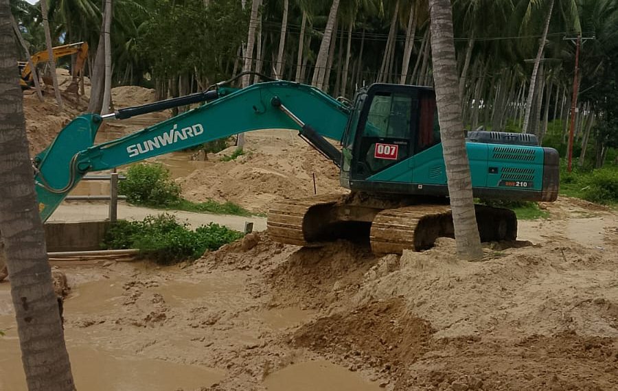 Para Pelaku usaha Lokal Desa Bulangita Melakukan Normalisasi