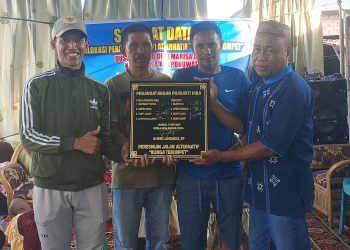 PERESMIAN JALAN ALTERNATIF ” BUNGA TEROMPET “