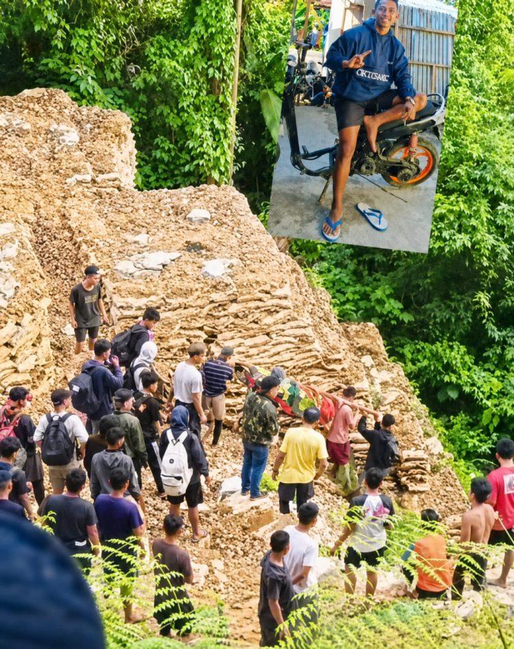 TRAGEDI SUWAWA, PENAMBANG TEWAS TERTIMBUN MATERIAL