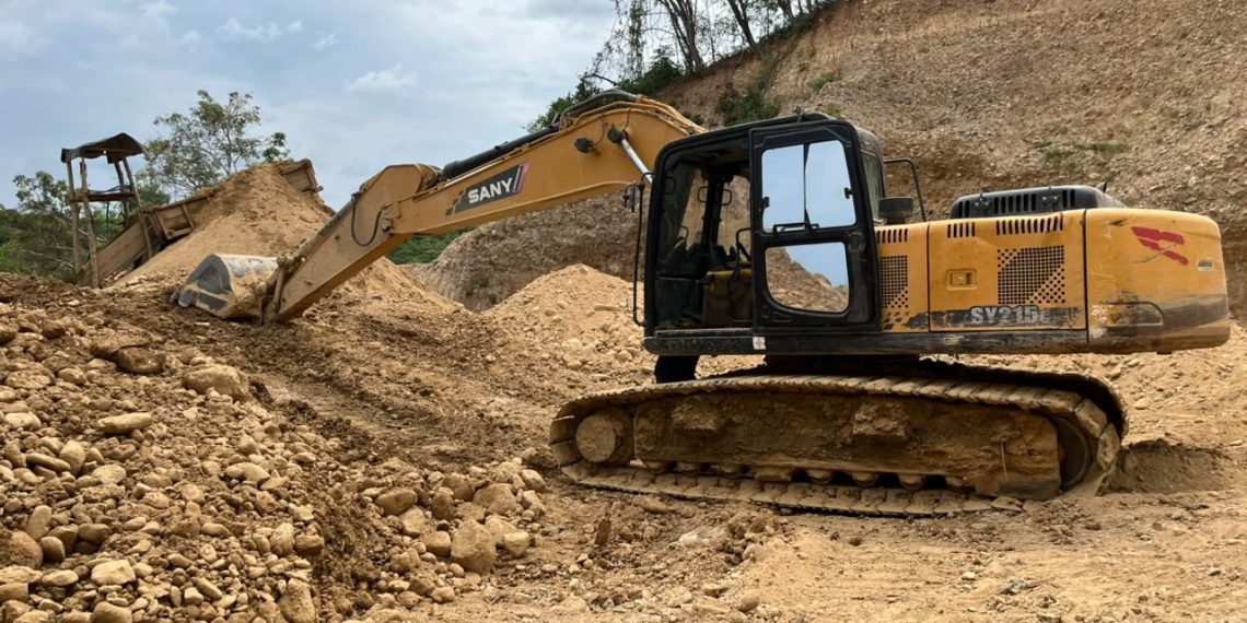 Tipidter Polres Pohuwato Amankan Excavator Sany & Operator Di Peti Bulangita/Teratai
