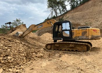Tipidter Polres Pohuwato Amankan Excavator Sany & Operator Di Peti Bulangita/Teratai