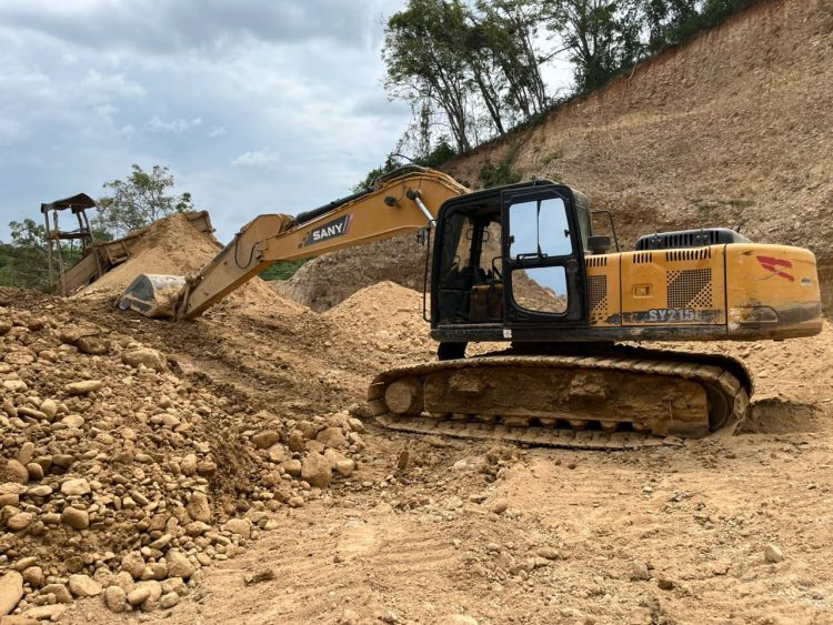 Tipidter Polres Pohuwato Amankan Excavator Sany & Operator Di Peti Bulangita/Teratai