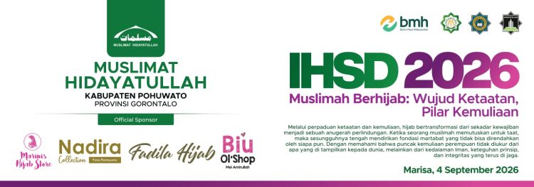 70 Muslimah Mushida Pohuwato Gelar Pawai IHSD 2026, Bagikan 300 Hijab Gratis dan Gaungkan Syariat