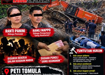 Usut Tuntas Ranti Panini dan Ramli Mappo Diduga Biang Kecelakaan PETI Tomula, 3 Pekerja Patah Tulang