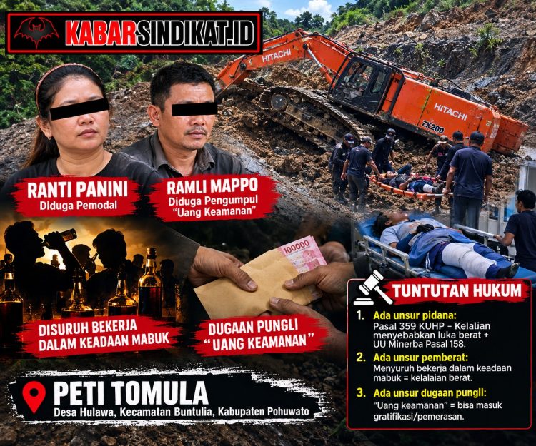 Usut Tuntas Ranti Panini dan Ramli Mappo Diduga Biang Kecelakaan PETI Tomula, 3 Pekerja Patah Tulang