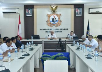 Bupati Saipul Koordinasikan Legalitas SBNP Pelabuhan Bumbulan ke Distrik Navigasi Bitung