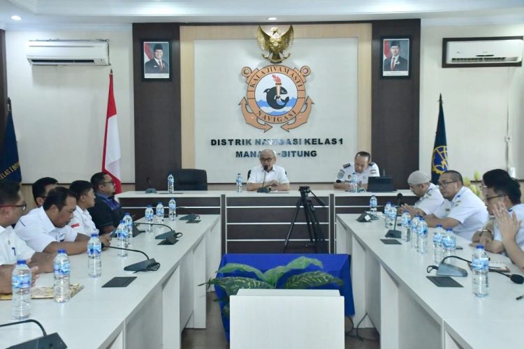 Bupati Saipul Koordinasikan Legalitas SBNP Pelabuhan Bumbulan ke Distrik Navigasi Bitung