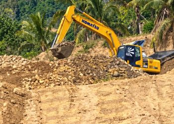 PETI di Botudulanga Buntulia Ancam Jalan Penghubung, 2 Excavator Komatsu-Hitachi Beroperasi, Diduga Ada Camp Penimbunan Solar