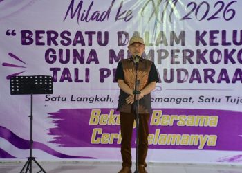 Bupati Pohuwato Saipul Mbuinga Hadiri Milad ke-12 KKB di Paguat, Ajak Keluarga Besar Bau Jaga Kerukunan dan Persaudaraan